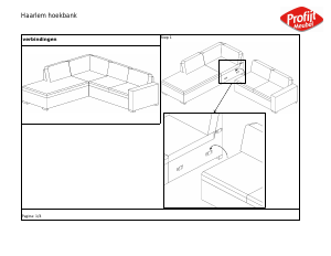 Bedienungsanleitung Profijt Meubel Haarlem Sofa