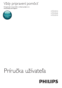 Návod Philips HTD3540 Domáce kino