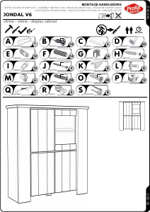 说明书 Profijt MeubelJondal陈列橱柜