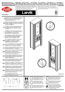 Hướng dẫn sử dụng Profijt Meubel Larvik Tủ trưng bày