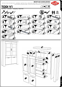 Manual de uso Profijt Meubel Tilango Vitrina