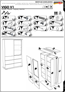 Hướng dẫn sử dụng Profijt Meubel Valdez Tủ trưng bày