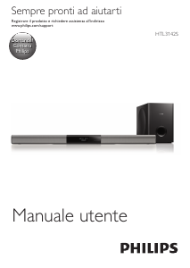 Manuale Philips HTL3142S Sistema home theater