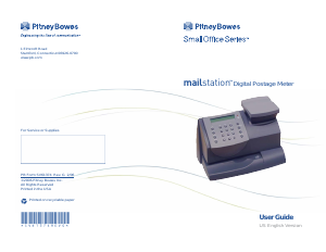 Handleiding PitneyBowes DM50i Frankeermachine