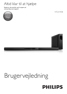 Brugsanvisning Philips HTL5145B Hjemmebiosystem