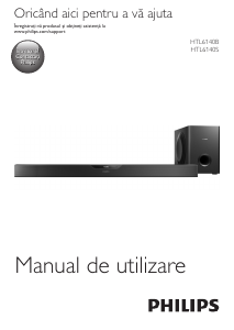 Manual Philips HTL6140B Sistemul home cinema