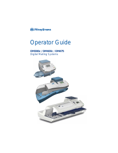 Manual PitneyBowes DM400c Franking Machine