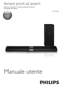 Manuale Philips HTL9100 Sistema home theater