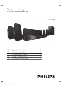 Manual Philips HTR3464 Home Theater System