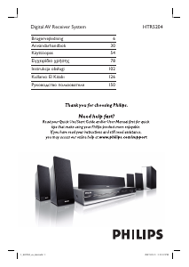 Brugsanvisning Philips HTR5204 Hjemmebiosystem