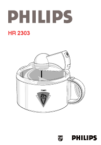 Priročnik Philips HR2303 Stroj za izdelavo sladoleda