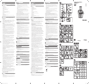 Mode d’emploi Philips HR1871 Presse-fruits