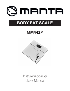 Manual Manta MM442P Scale