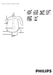 Priročnik Philips HD4609 Čajnik