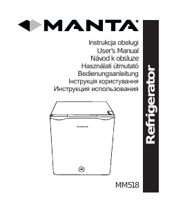 Bedienungsanleitung Manta MM518 Kühlschrank