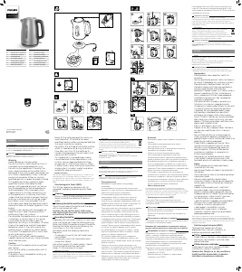 Instrukcja Philips HD9358 Viva Collection Czajnik