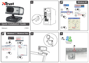 Manual Trust 17855 Nium HD 720p Cameră web