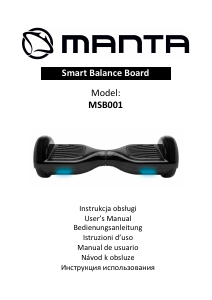 Manuál Manta MSB001 Hoverboard