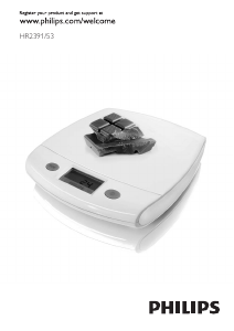 Εγχειρίδιο Philips HR2391 Ζυγαριά κουζίνας