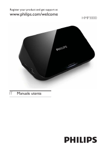 Manuale Philips HMP3000 Lettore multimediale