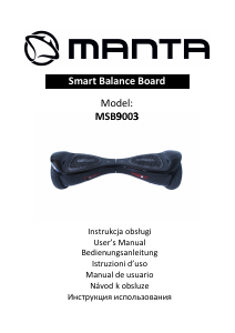 Manuál Manta MSB9003 Hoverboard