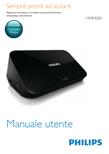 Manuale Philips HMP4000 Lettore multimediale