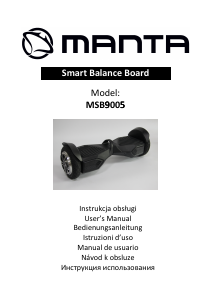 Manuál Manta MSB9005 Hoverboard