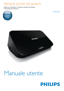 Manuale Philips HMP5000 Lettore multimediale