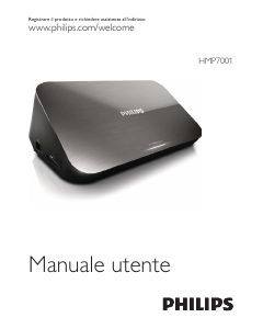 Manuale Philips HMP7001 Lettore multimediale