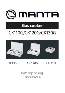 Handleiding Manta CK130G Kookplaat