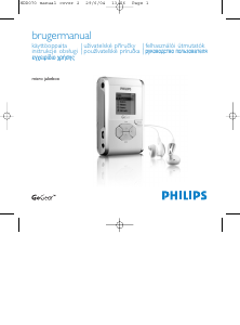 Käyttöohje Philips HDD070 MP3-soitin