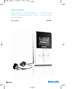 Manual Philips HDD085 Micro Jukebox Leitor Mp3