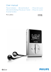 Bedienungsanleitung Philips HDD086 Micro Jukebox Mp3 player