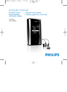 Manuale Philips HDD120 Lettore Mp3