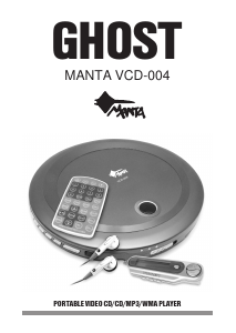 Instrukcja Manta VCD004 Ghost Przenośny odtwarzacz CD