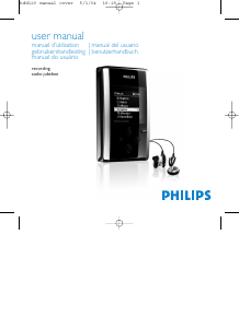 Manual de uso Philips HDD120 Reproductor de Mp3