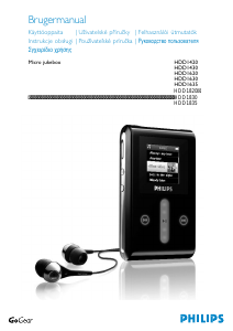 Käyttöohje Philips HDD1620 Micro Jukebox MP3-soitin