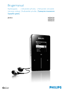Használati útmutató Philips HDD6320 Jukebox MP3-lejátszó