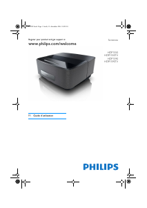 Mode d’emploi Philips HDP1550 Screeneo Projecteur