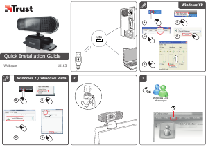 Manual Trust 18163 Zyno Full HD Cameră web