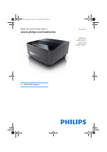 Manual de uso Philips HDP1550 Screeneo Proyector