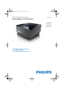 Kullanım kılavuzu Philips HDP1550TV Screeneo Projektör