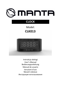 Manual Manta CLK013 Alarm Clock Radio