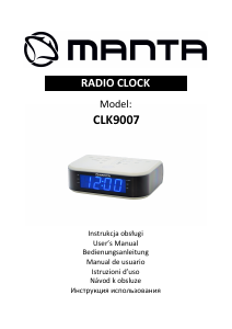 Manual de uso Manta CLK9007 Radiodespertador