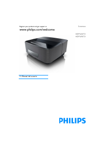 Manual de uso Philips HDP1690 Proyector