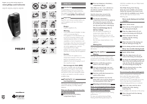 说明书 飞利浦 HQ136 剃须刀