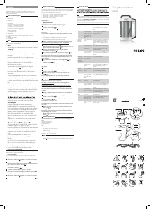 Bruksanvisning Philips HR2201 Soppkokare