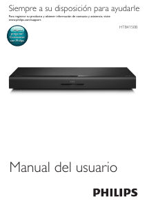 Manual de uso Philips HTB4150B Altavoz