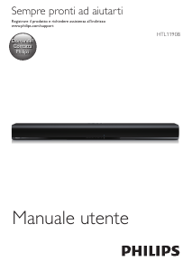 Manuale Philips HTL1190B Altoparlante