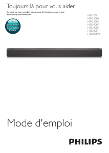 Mode d’emploi Philips HTL2100 Haut-parleur